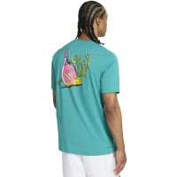 Adidas Padel Graphic Teal Blue T-Shirt  Offer + Cheap
