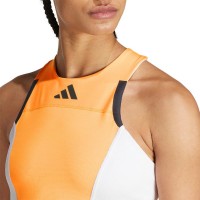 Camiseta Feminina Adidas Pro Laranja Branca  Oferta + Barato