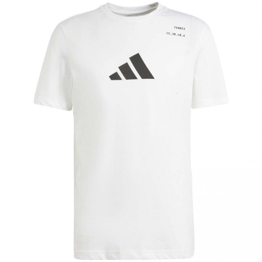 Camiseta Adidas Tennis Category Graphic White  Oferta + Barato