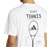 Camiseta Adidas Tennis Category Graphic White  Oferta + Barato