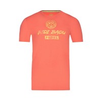 Camiseta de algodão Bidi Badu Mapalo Coral Amarelo Claro