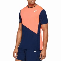 Camiseta Coral Peacoat do Asics Club