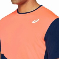 Camiseta Coral Peacoat do Asics Club