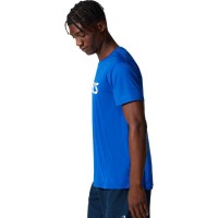 T-shirt Asics Core Logo Grande Azul Blanco PADELPOINT T-shirt Asics Core Logo Grande Azul Blanco