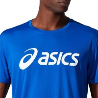 T-shirt Asics Core Logo Grande Azul Blanco PADELPOINT T-shirt Asics Core Logo Grande Azul Blanco