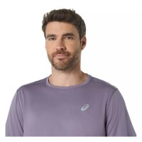 Camiseta Asics Core SS Top Gris Lavanda  Oferta + Barato