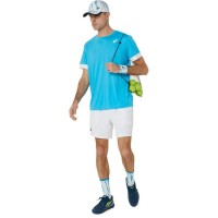 Asics Court Aqua Glossy White T-Shirt  Offre - Pas cher