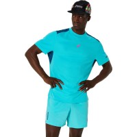 Camiseta Asics Padel Court SS Top Aqua  Offerta + Economico