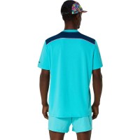 Camiseta Asics Padel Court SS Top Aqua  Offerta + Economico