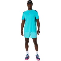Camiseta Asics Padel Court SS Top Aqua  Offerta + Economico