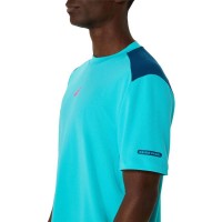 Camiseta Asics Padel Court SS Top Aqua  Offerta + Economico