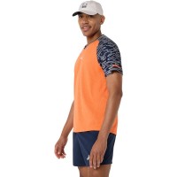 Asics Court SS Top Orange T-Shirt