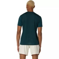 Camiseta Asics Match Seasonal Graphic Verde Saxon  Oferta + Barato