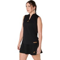 Asics Padel Court Noir T-Shirt Femme