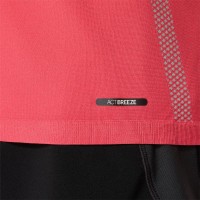 Camiseta Asics Seamless SS Top Coral Verde  Oferta + Barato