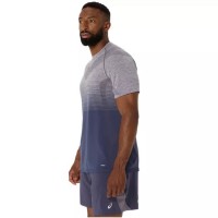 Camiseta Asics Seamless SS Top Lavanda Cinza Azul Indigo  Oferta + Barato