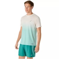 Camiseta Asics Seamless SS Top Verde Birch  Offre - Pas cher