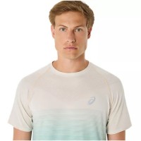 Camiseta Asics Seamless SS Top Verde Birch  Offre - Pas cher