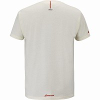 Camiseta Babolat Exercise Message Crema