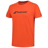 Camiseta Babolat Exercise Rojo Naranja