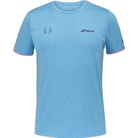 Camiseta Babolat Juan Lebron Azul Rosa  Oferta + Barato