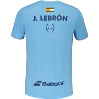 Camiseta Babolat Juan Lebron Azul Rosa  Oferta + Barato