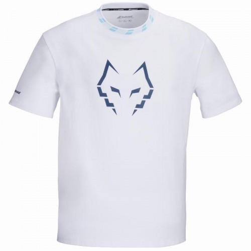 Babolat Juan Lebron Wide White Cotton T-Shirt