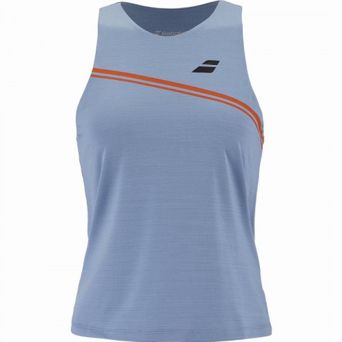 Camiseta Babolat Play Azul Tierno Mujer