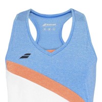 Babolat Play White Blue Orange Women''s T-Shirt