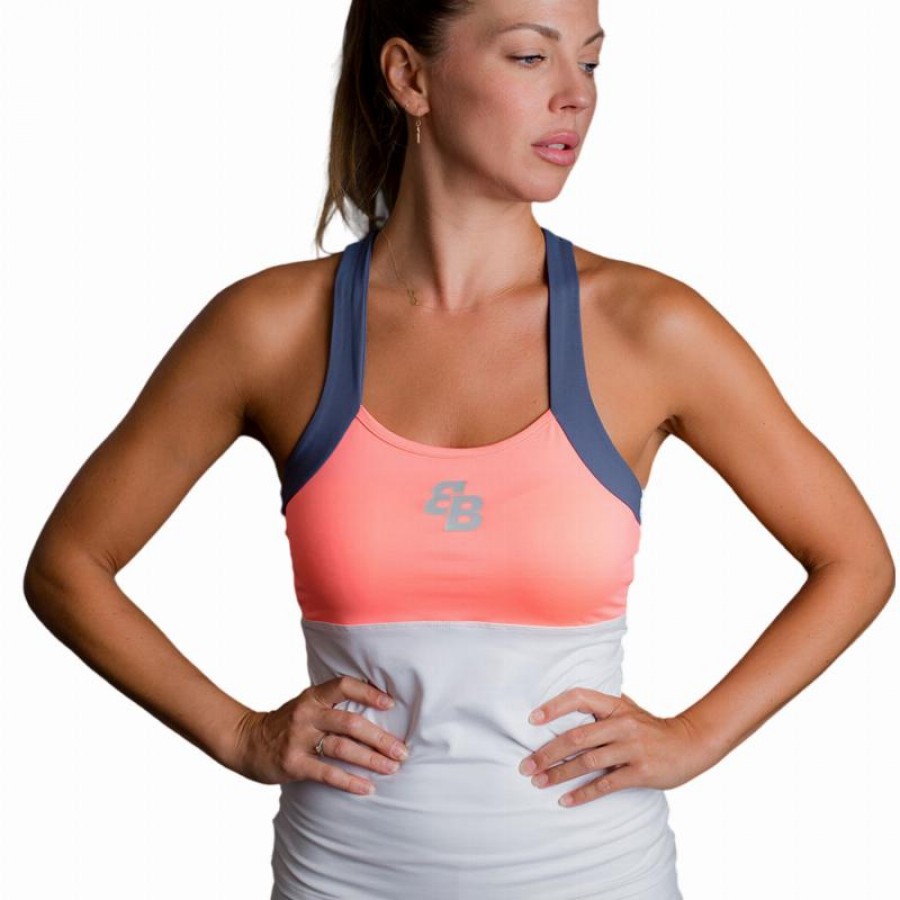 BB Cloud T-Shirt Branco Coral Cinza  Oferta + Barato
