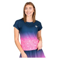 Bidi Badu Colortwist Pink Dark Blue Women  s T-Shirt