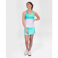 Bidi Badu Crew Gradiant Aqua Blue Women  s T-Shirt