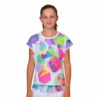 Bidi Badu Kaleido Capsleeve Branco Mix Camiseta Junior  Oferta + Barato