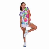 Bidi Badu Kaleido Capsleeve Branco Mix Camiseta Junior  Oferta + Barato