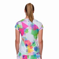 Camiseta Feminina Bidi Badu Kaleido Capsleeve White Mix  Oferta + Barato