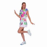 Camiseta Feminina Bidi Badu Kaleido Capsleeve White Mix  Oferta + Barato