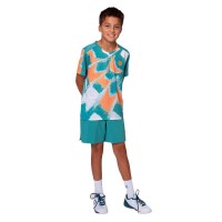 Bidi Badu Melbourne T-Shirt Bambino Petrolio Scollo A V Arancione  Offerta + Economico