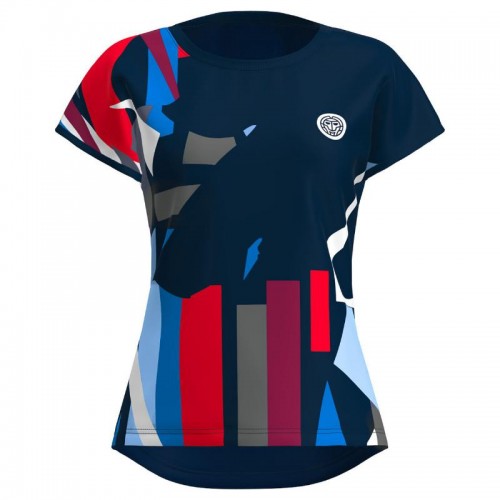 Bidi Badu New York Capsleeve Dark Blue Red Junior T-Shirt Bidi Badu New York Capsleeve Dark Blue Red Junior T-Shirt