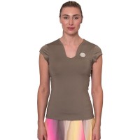 Camiseta Bidi Badu Spectrum Scollo a V Marron Mujer  Offerta + Economico