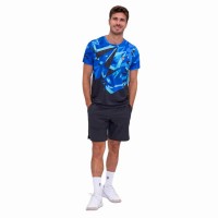 Camiseta Bidi Badu Spike Cinza Escuro Azul  Oferta + Barato