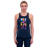 Camiseta Feminina Bidi Badu Twiggy Chill Dark Blue Mix  Oferta + Barato