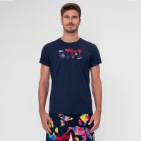 Camiseta Bidi Badu Wild Arts Chill Azul Oscuro Rojo Mix  Offer + Cheap