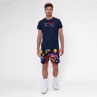 Camiseta Bidi Badu Wild Arts Chill Azul Oscuro Rojo Mix  Offer + Cheap