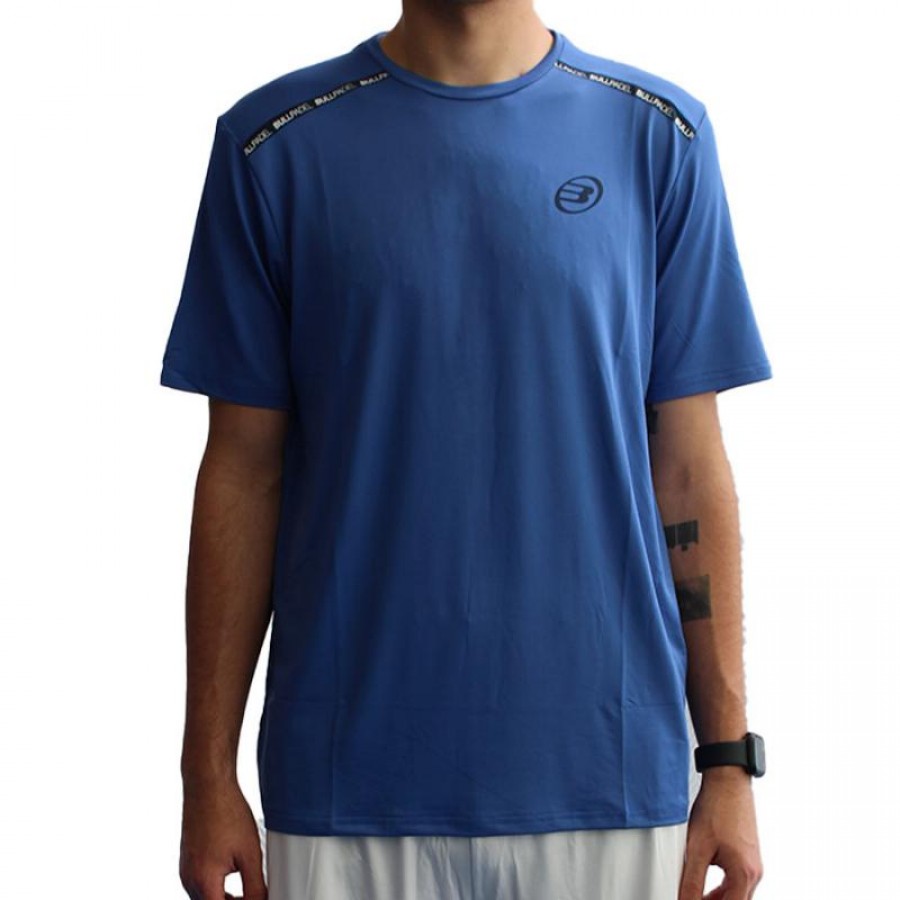 T-shirt Bullpadel Adventure Bleu Intense  Offre - Pas cher