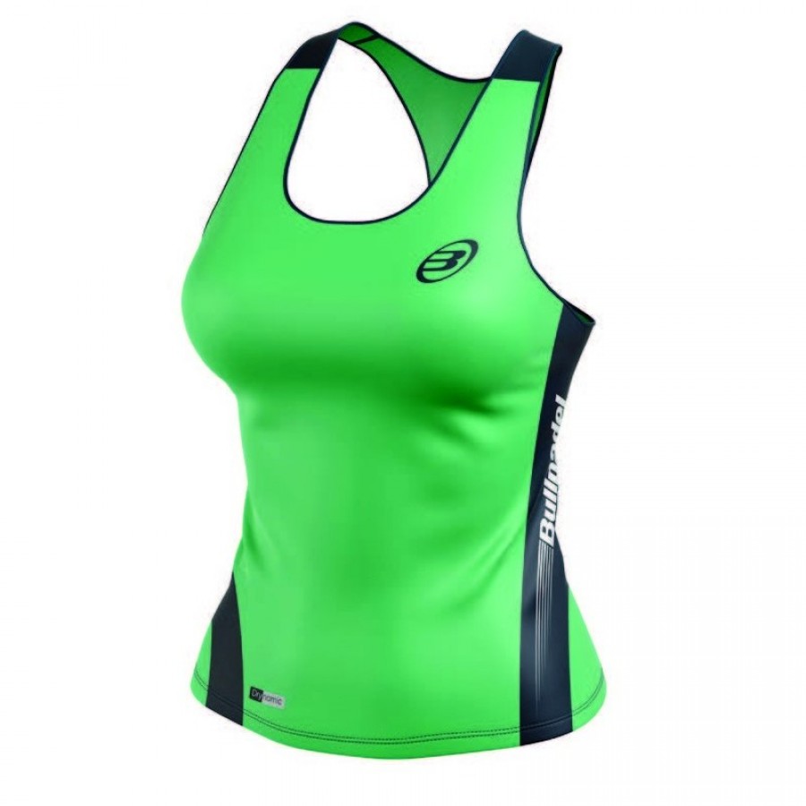 T-shirt Bullpadel Binas Vert Fluor  Offre - Pas cher