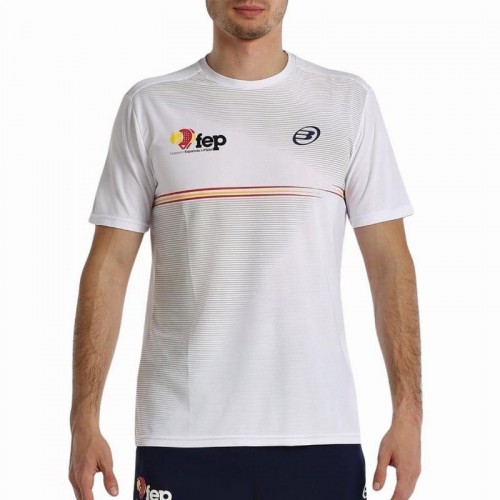 T-shirt blanc Bullpadel FEP Fang