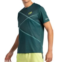 Camiseta Bullpadel Ladra Verde Escuro  Oferta + Barato