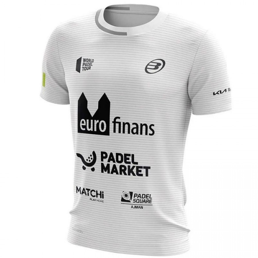 Camiseta Bullpadel Paquito Navarro Linde Blanco Junior  Oferta + Barato
