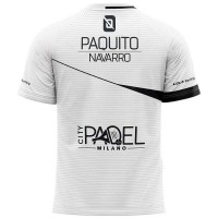 Camiseta Bullpadel Paquito Navarro Linde Blanco Junior  Oferta + Barato