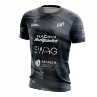 Bullpadel Paquito Navarro Premier Padel Adula Black Junior T-Shirt